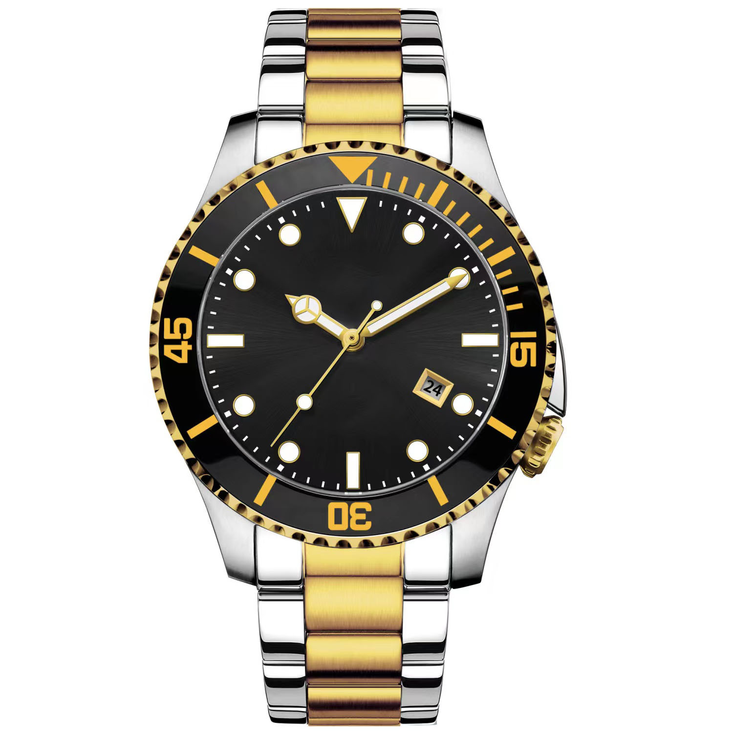 

U1 AAA+ Ceramic Bezel watches for Mens Automatic Mechanical Rotating outer ring 2813 Movement Watch Luminous Sapphire Sports Self-wind Luxury Wristwatches Gift, Watch strap