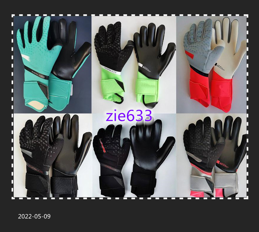 

Professional Goalkeeper Gloves without Finger Protection GK Phantom Elite Latex Goal keeper luvas wholesale, Gray red