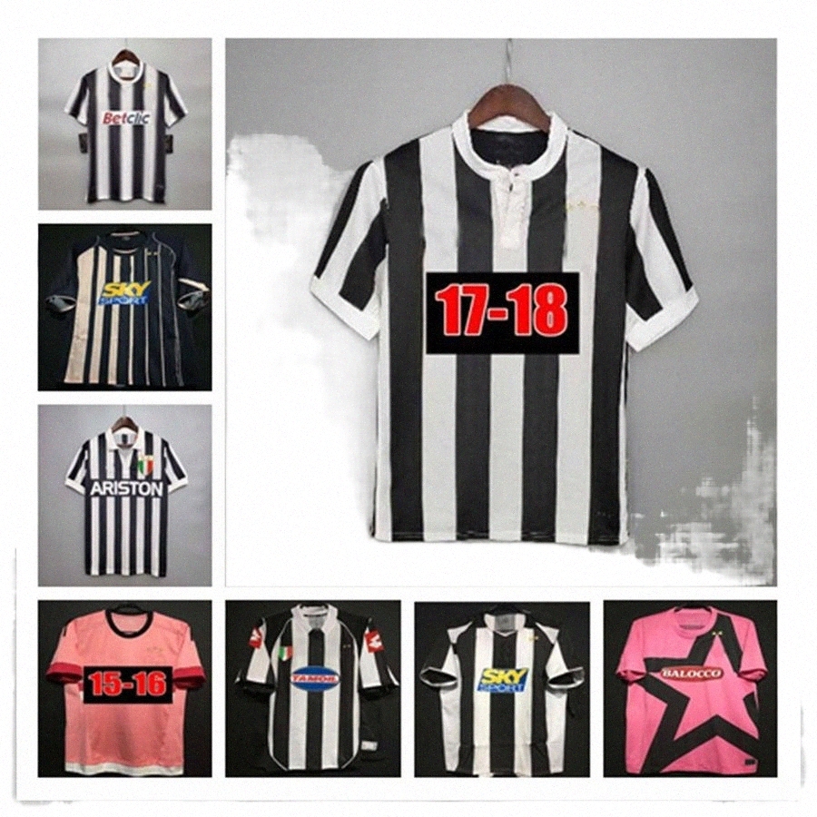 

retro DEL PIERO Conte soccer jersey PIRLO Buffon INZAGHI 84 85 92 95 96 97 98 99 02 03 04 05 94 95 ZIDANE Ancient maillot DAVIDS BOKSIC Conte shirt 11 B3fH#, 97/98 away
