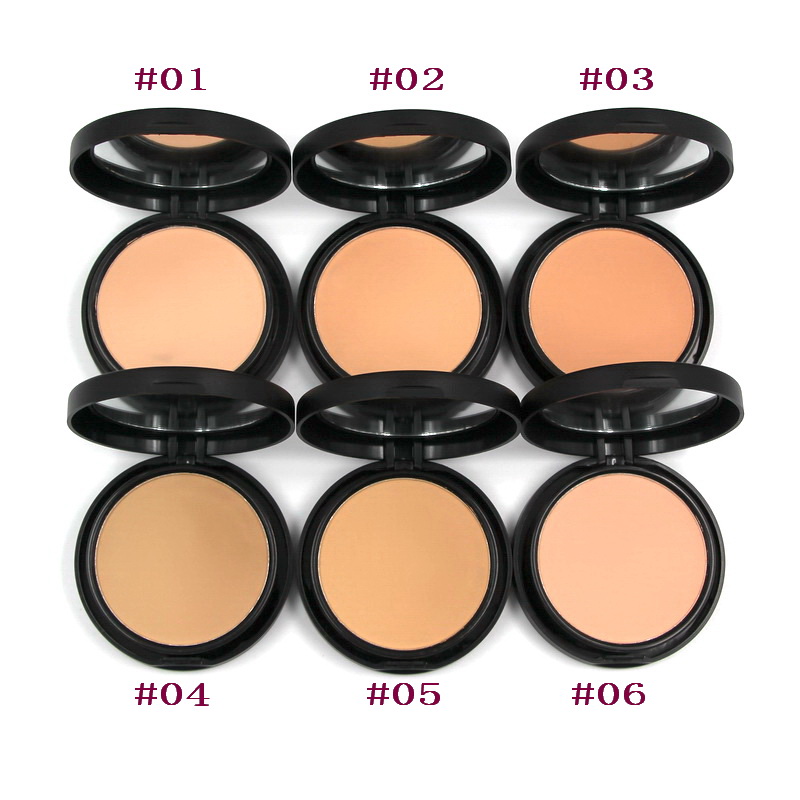 

Makeup Face Powder Plus Foundation Contour Press Poudre Puff For Women Whitening Firm Brighten Concealer Natural Mattifying Make Up Compact Powders, Mixed 6 colors
