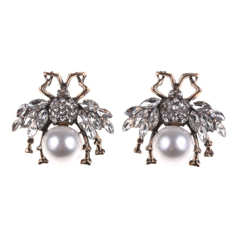 

Dangle & Chandelier Fashion Cute Animal Like Simulated Pearl Earrings For Women Boho Geometric Pendant Statement Jewelry