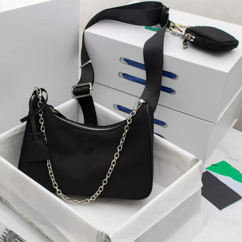 

Triangle Logo Nylon Re-Edition 2000 2005 Re Edition bags women underarm luxury designer Womens CrossBody Hobo Shoulder Purse Bag Black Handbag Pink 2 5, Other colors contact me