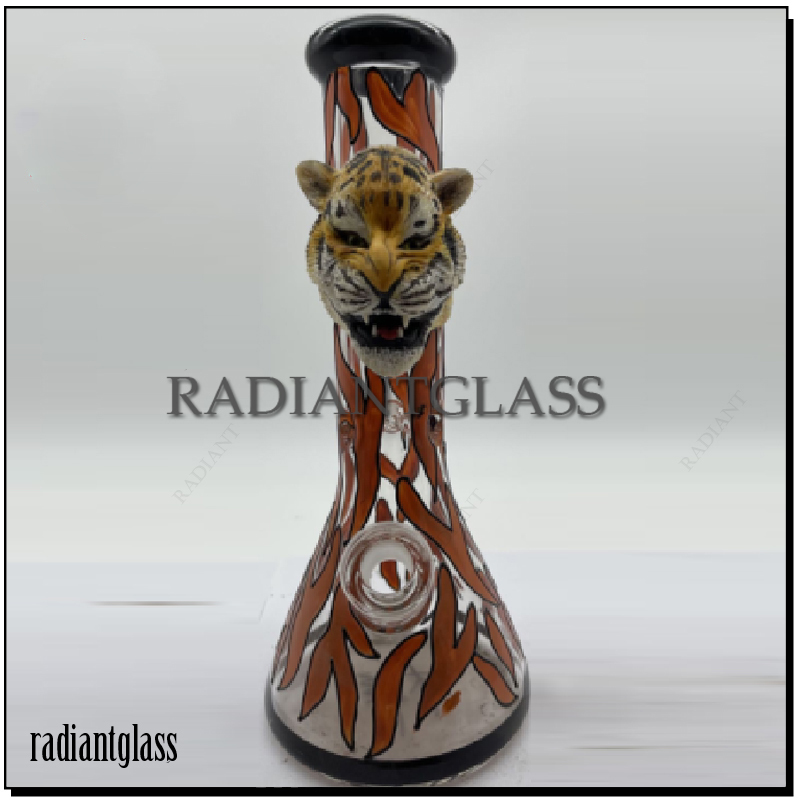 

Animal character 12.5inch 3D glass bong kraken monster hookah smoking water pipe big bongs with perc handmade bongs 14.4 female joint