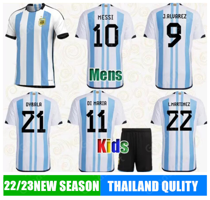 

22 23 Soccer Jerseys MESSIs DYBALA LO CELSO 2022 2023 Fans Player Version LAUTARO MARTINEZ DI MARIA J.ALVAREZ Football Shirt Mens Jersey Maradona Kids Kit, Gold commemorative kit