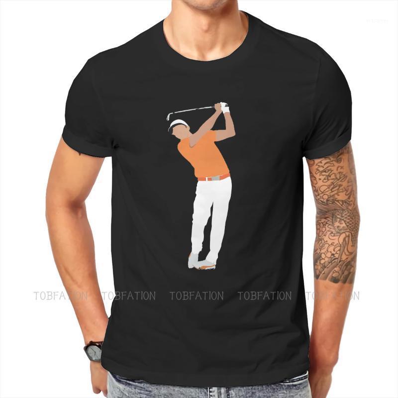 

Men' T-Shirts Golf Crewneck TShirts Rickie Fowler Personalize Homme T Shirt Hipster Clothing 6XL, Dark grey