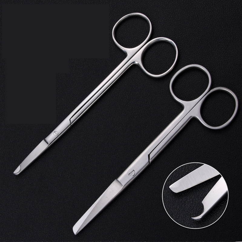 

Crescent Moon Scissors nurse remove wire scissors tissue straight cut stainless steel head household sharp