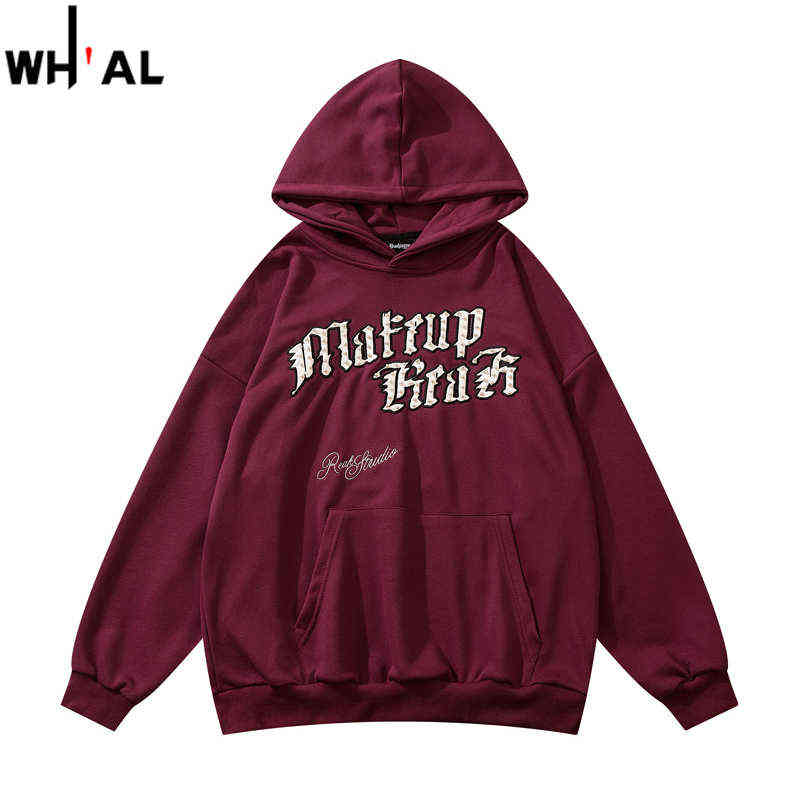 

Men Sweatshirt Hoodie Harujuku Graphic Bead Letter Print Streetwear Hoodies 2022 Hip Hop Vintage Retro Woman Red Coat #078 T220726, Black
