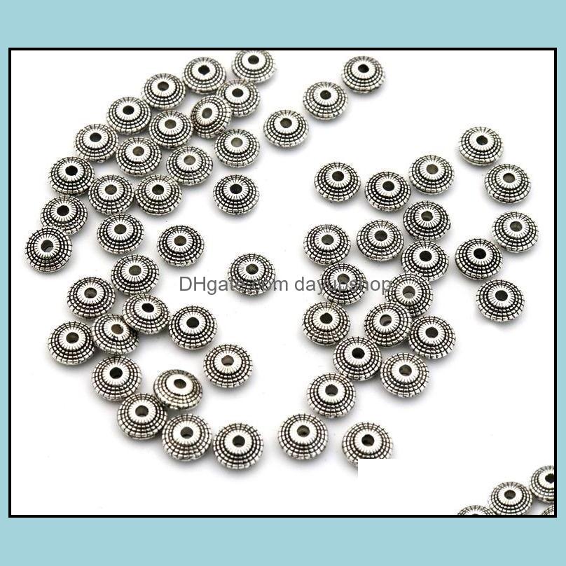 

Alloy Loose Beads Jewelry 500Pcs Tibetan Sier Spacer Bead For Making Diy Bracelet Accessories Wholesale Drop Del Dhhwa