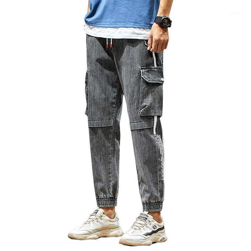 

Men Vintage Jeans Harem Pants 2022 Mens Cropped Floral Print Ankle Hip Hop Denim Male Fashion Bottoms Men's, Y873