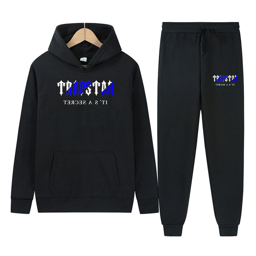 

Designer tracksuit men's and women's hoodie casual sports hoodie sets, Blue