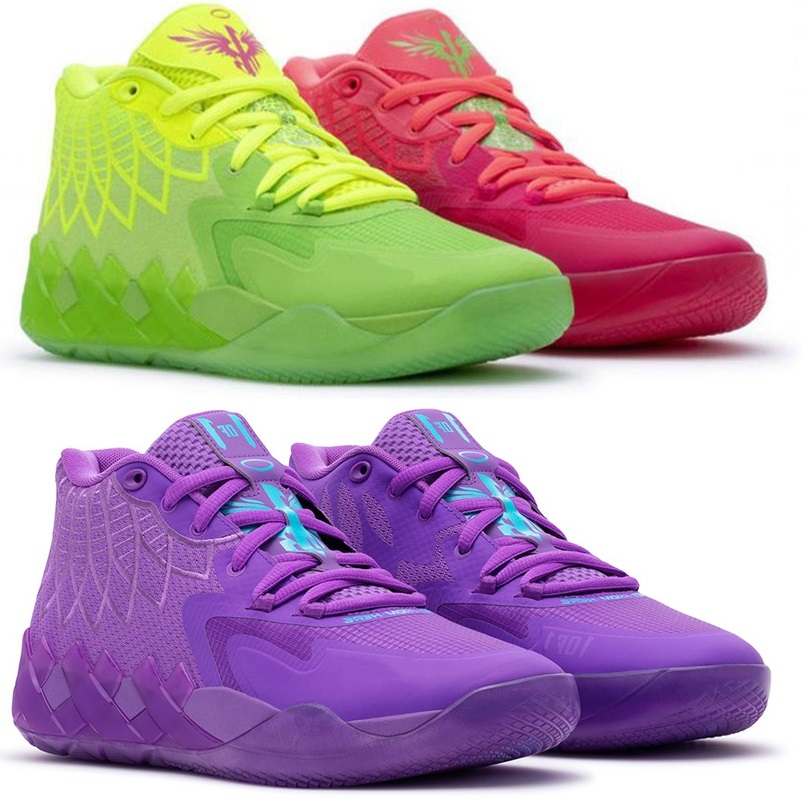 

LaMelo Ball 1 MB.01 Men Basketball Shoes High Quality Black Blast Buzz City LO UFO Not From Here Queen City Rick and Morty Rock Ridge Red Mens Trainers Sports Sneakers, Color#1