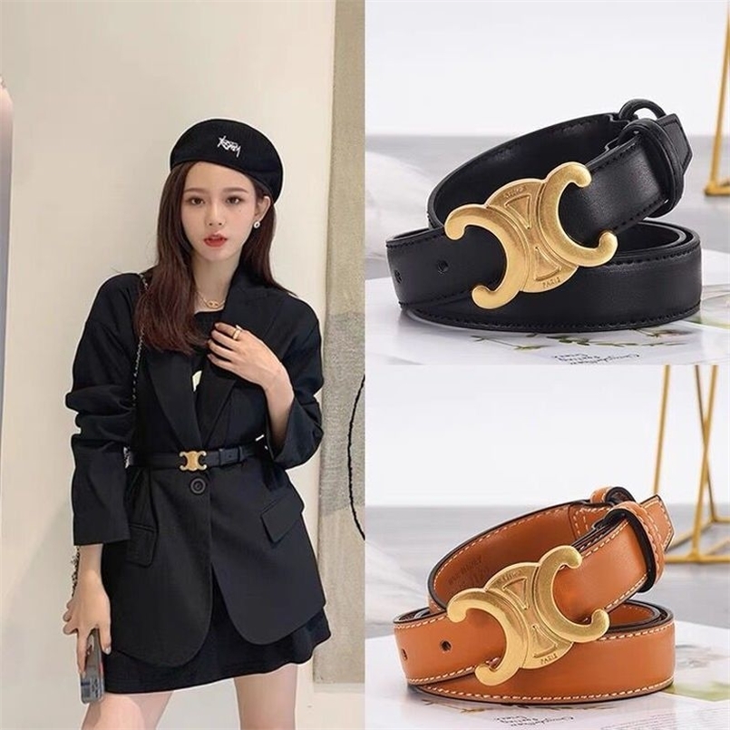 

Designer Belts Celins Belt Belts Sailin belt womens Arc de Triomphe versatile l, Black