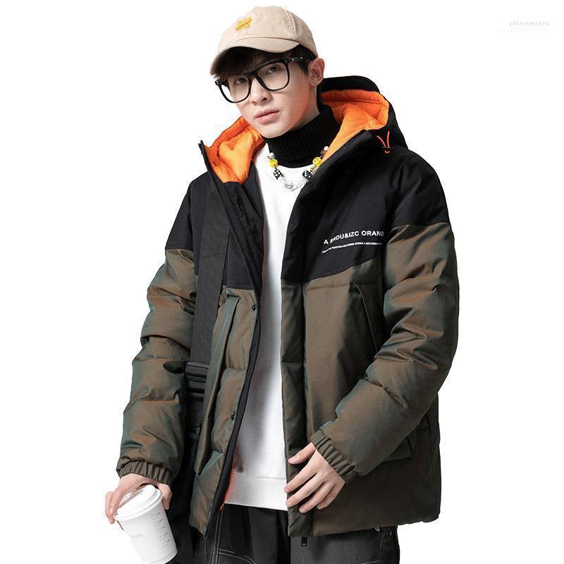 

Men' Down & Parkas Winter Fashion White Duck Warm Puffer Jacket Daily Casual Coat For Men Phin22, Blue