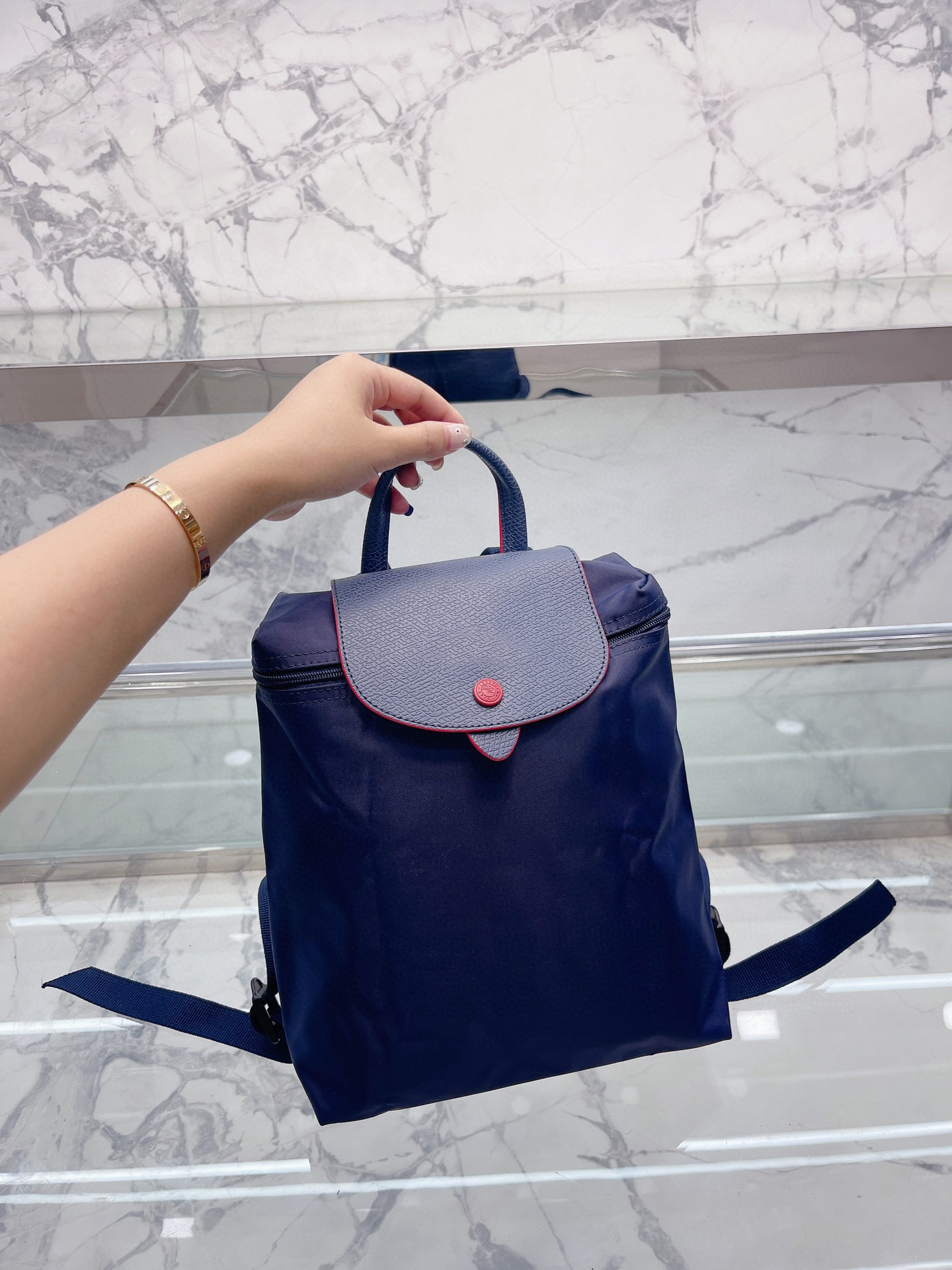 

women men tote shoulder bags crossbody bag luxury backpack Foldable canvas stitched cowhide waterproof purse fashion designer girl handbags shopping bag 5 colour, 0.01