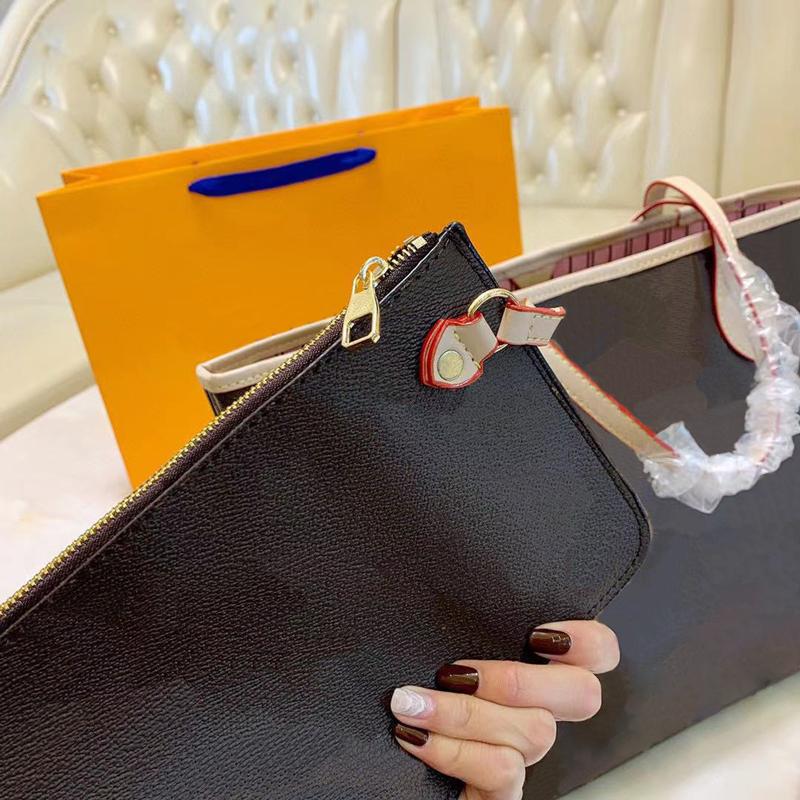 

2022 Designers Leather Bags womens Handbags Shoulder Bag 2 pcs/set, White