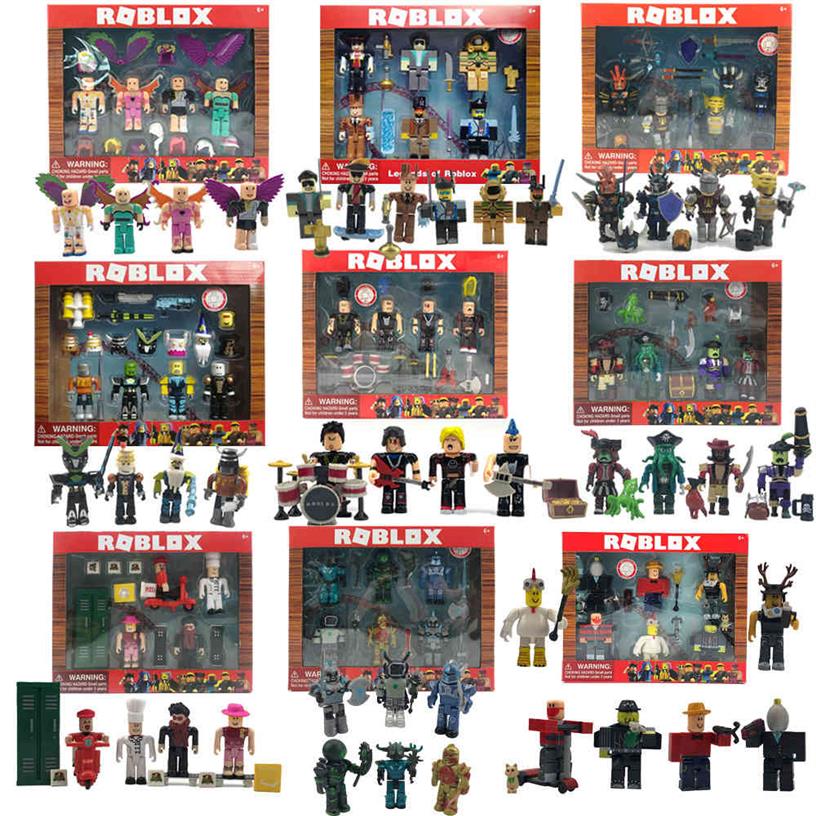 

1 Sets Pvc Robloxed Action Figure Anime Model Figurines for Decoration Collection Dolls Toys Christmas Gifts Kids3198, 4pcs set a