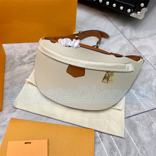 

Luxurys Bumbag Waist Bags M43644 Bumbags designer Fanny Pack Bum belt chest Waistpacks bag classic old flower original Embossing discolored skin with serial number