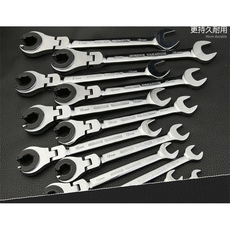 

Tubing Spanner Combination Wrench Ratchet Flexhead Metric Oil Flexible Open End Wrenches Tools Y200323