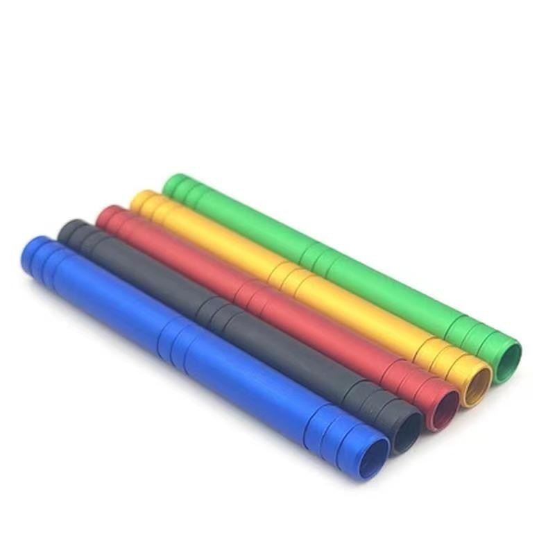 

Straight Tube Smoking Pipes Metal Pipes 80mm Length One Hitter Tobacco Pipes For Smoking Wholesale