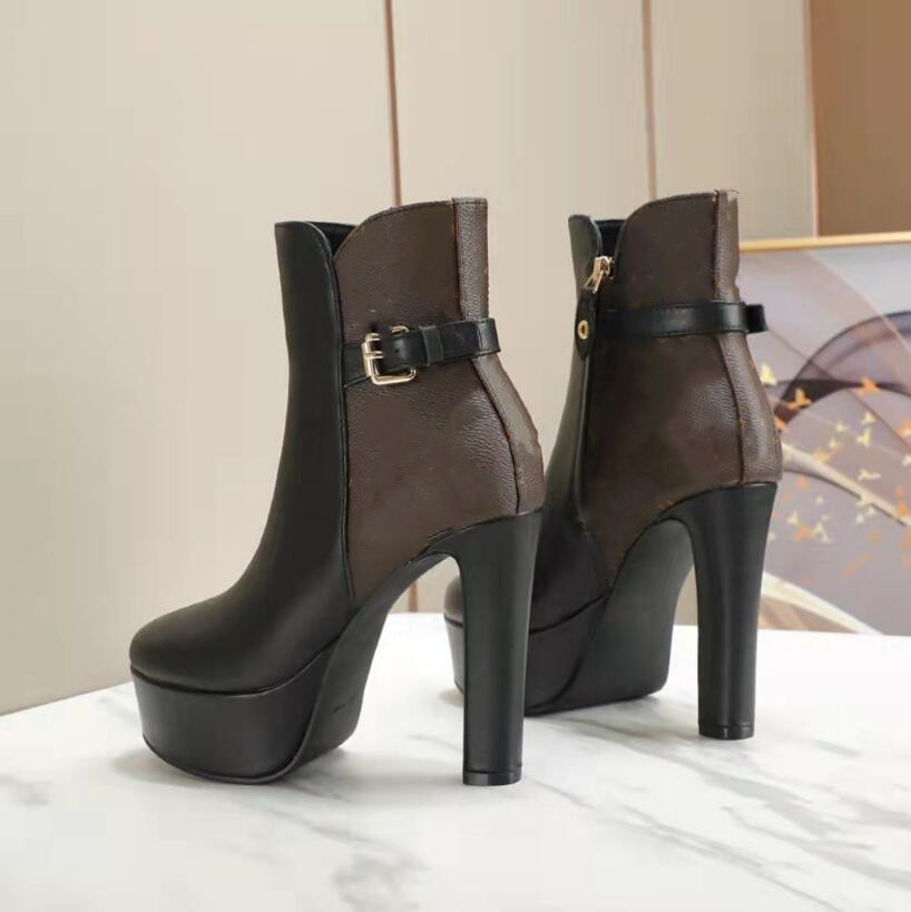 

Quilted nylon medium moon boots Women ankle Genuine Leather Embroidered Laureate Platform Martin Chunky Heel Star Trail Boot, 01