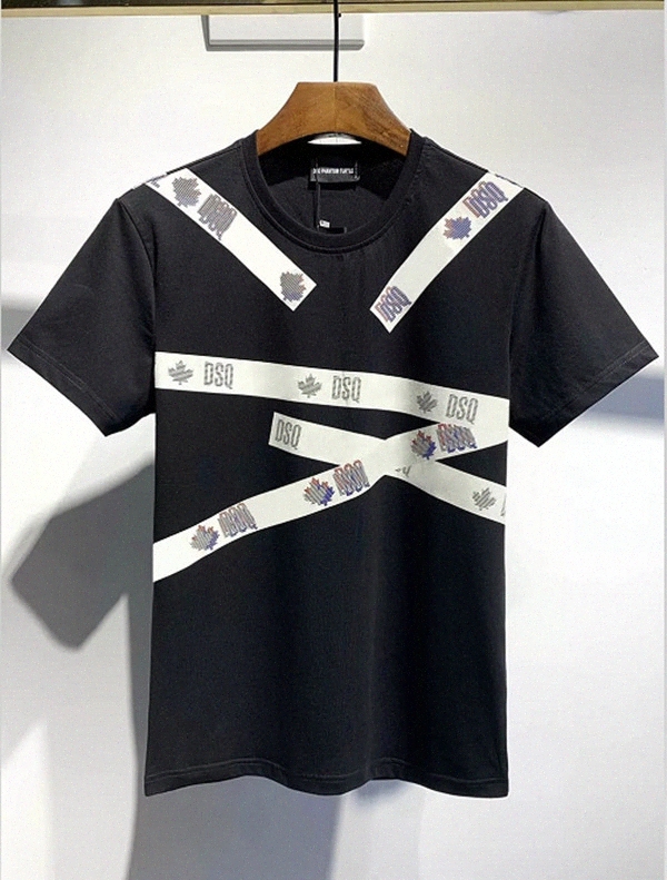 

DSQ PHANTOM TURTLE Mens Designer dsquared2 T shirt Paris Fashion D2 Tshirts Summer short sleeve T-shirt Male Top Quality Cotton Tops -3XL