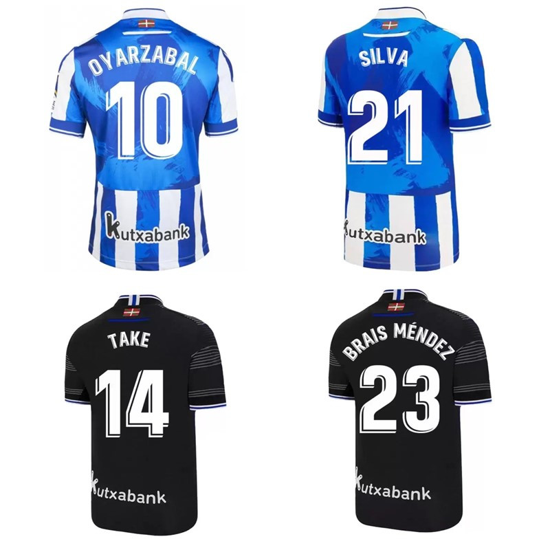 

Top 22 23 Real Sociedad Jerseys ILLARRA CARLOS FDEZ Soccer jersey 2022 2023 KUBO OYARZABAL SILVA football shirt NORMAND MERINO maillot de foot, Realsociedad2223home_kids
