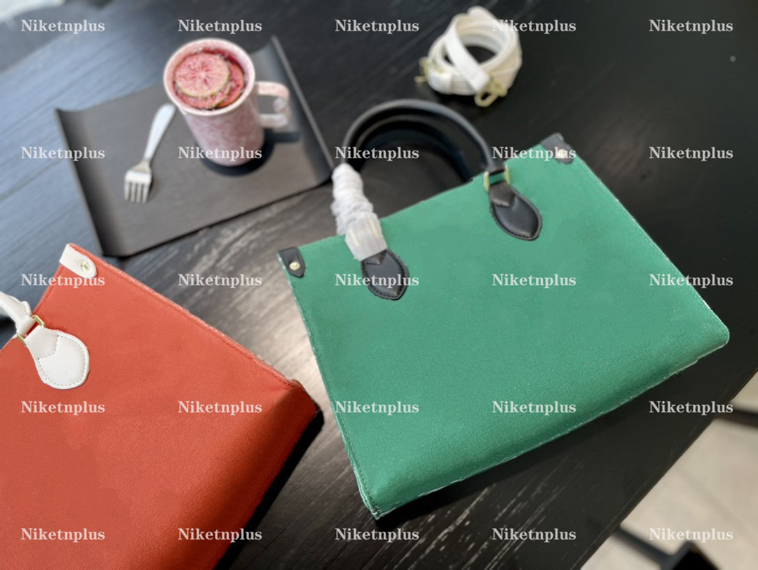 

22SS Green Onthego PM Tote M46216 Match capsule Luxury Bags WOMENS PRE-FALL COLLECTION tennis Bags Womens Designer Handbag 2022, #1