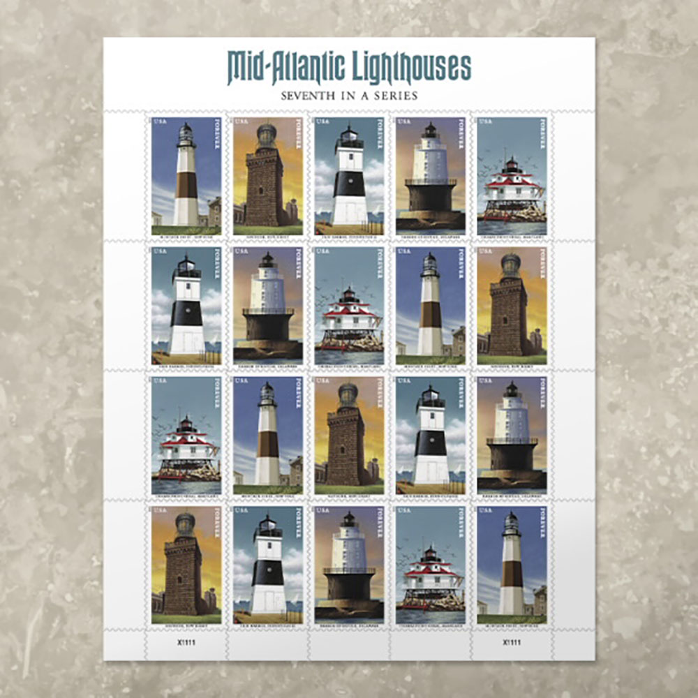 Forever Barn Lighthouses Postcard Postage First Class Snowflakes Snowy Day Earth Day Frozen Treats Espresso Drinks Arts and Crafts 100pcs/set-image-762734619
