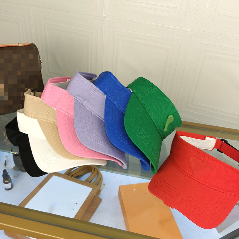 

Fashion Big Kids triangle Sun hats P style children colorful empty head sport ball hat boys girls adjustable beach holiday visor 5-16T A8693, Red