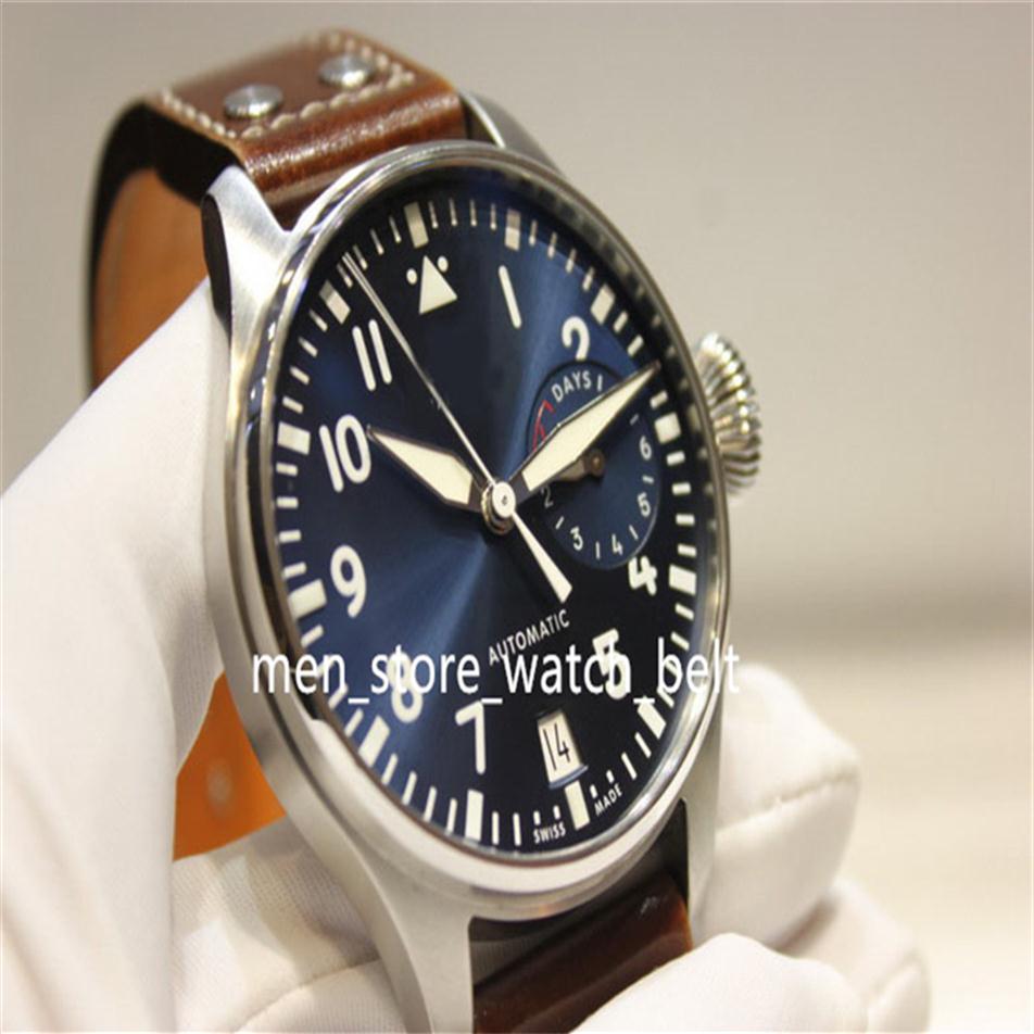 

Unworn Full-Set Upgraded Upgraded version Edition Luxury 7day Big Pilot Midnight Blue Dial 500916 Automatic Men's Watch 234x