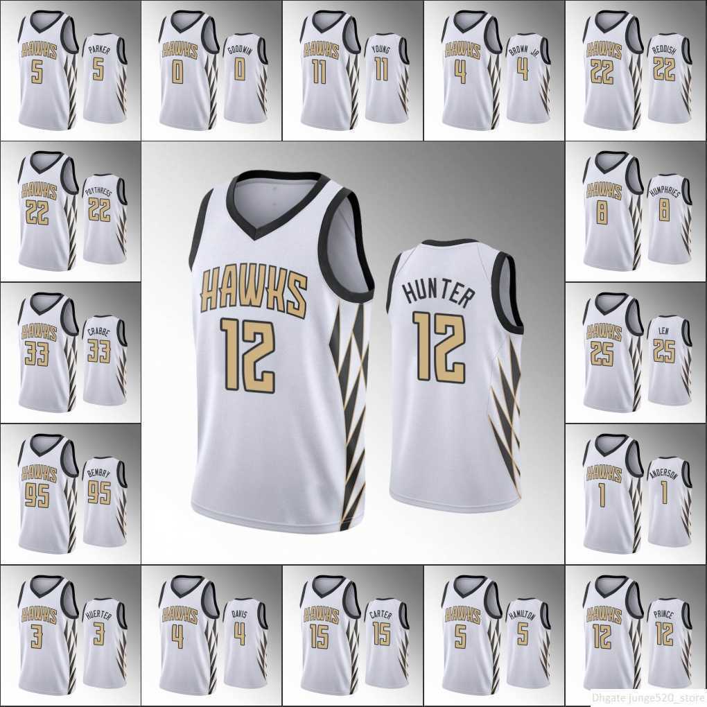 

Screen Print Atlanta Hawks''Men Taurean Prince Kevin Huerter John Collins Trae Young Vince Carter Alex Poythress White Custom 75th''nba''jerseys