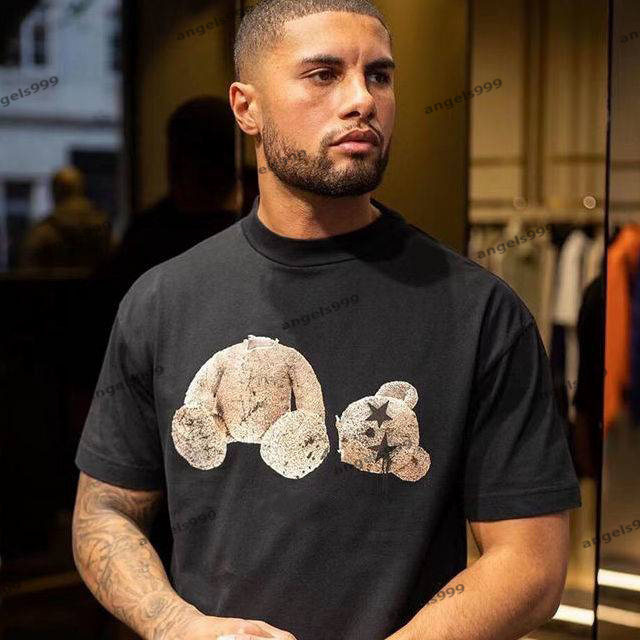 

Summer Mens Womens Designers T Shirts For Men s Fashion Bear Tops Luxurys Letter Palm Embroidery Tshirts Clothing Chothes Short Sleeved Tshirt Tees 2022, No product