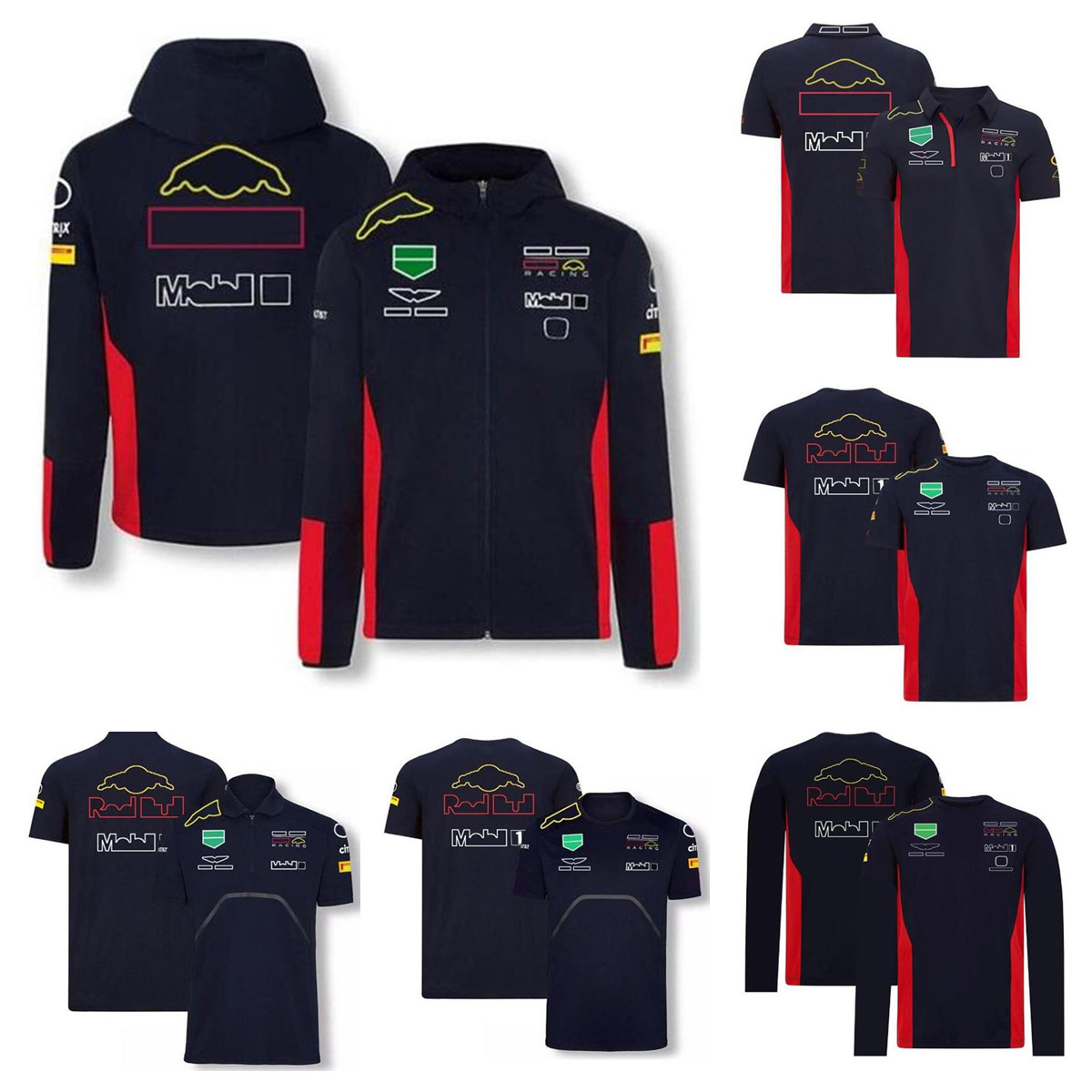 

F1 racing hoodie new team short-sleeved shirt same style customization