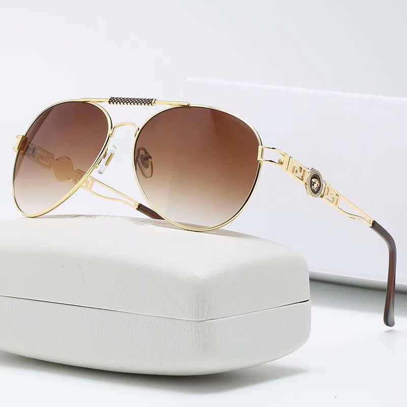 

Men's Carti Glasses Designers Sunglasses Women's Fashion Large Frame Rectangular Coated Buffalo Horn Sunglasses UV400 Men's Women's Glasses