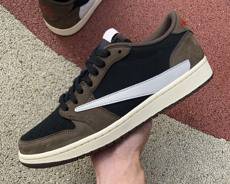 

Shoes Jumpman 1 1s Low Basketball Travis Scotts x Fragment Mens Womens Hip hop designer Black white brown Soft leather barb Outdoor, All with original symbol