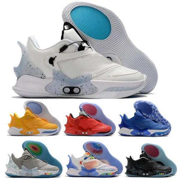 

Adapt BB 2.0 Mens Basketball Shoes Oreo Tie Dye Chicago Mag Alternate Black 2K Gamer Exclusive White Cement 2022 Luxurys Trainers Sneakers Size 7 - 12, Blue