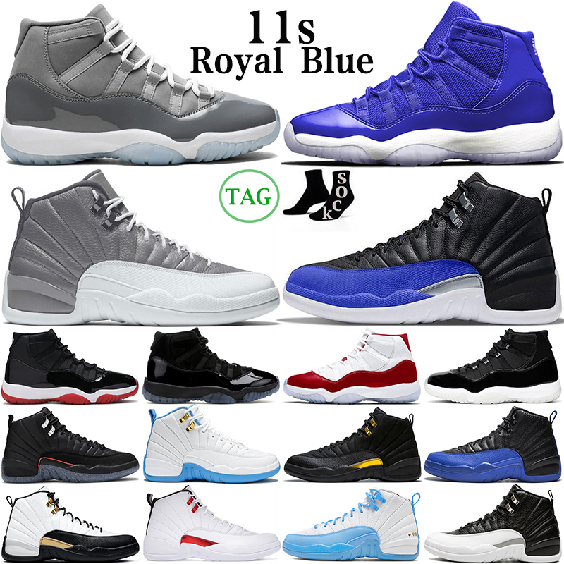 

11 11s Basketball Shoes for men women Royal Blue Cool Grey Cherry Bred Royalty Taxi Stealth University Blue Playoffs mens trainers womens, 10