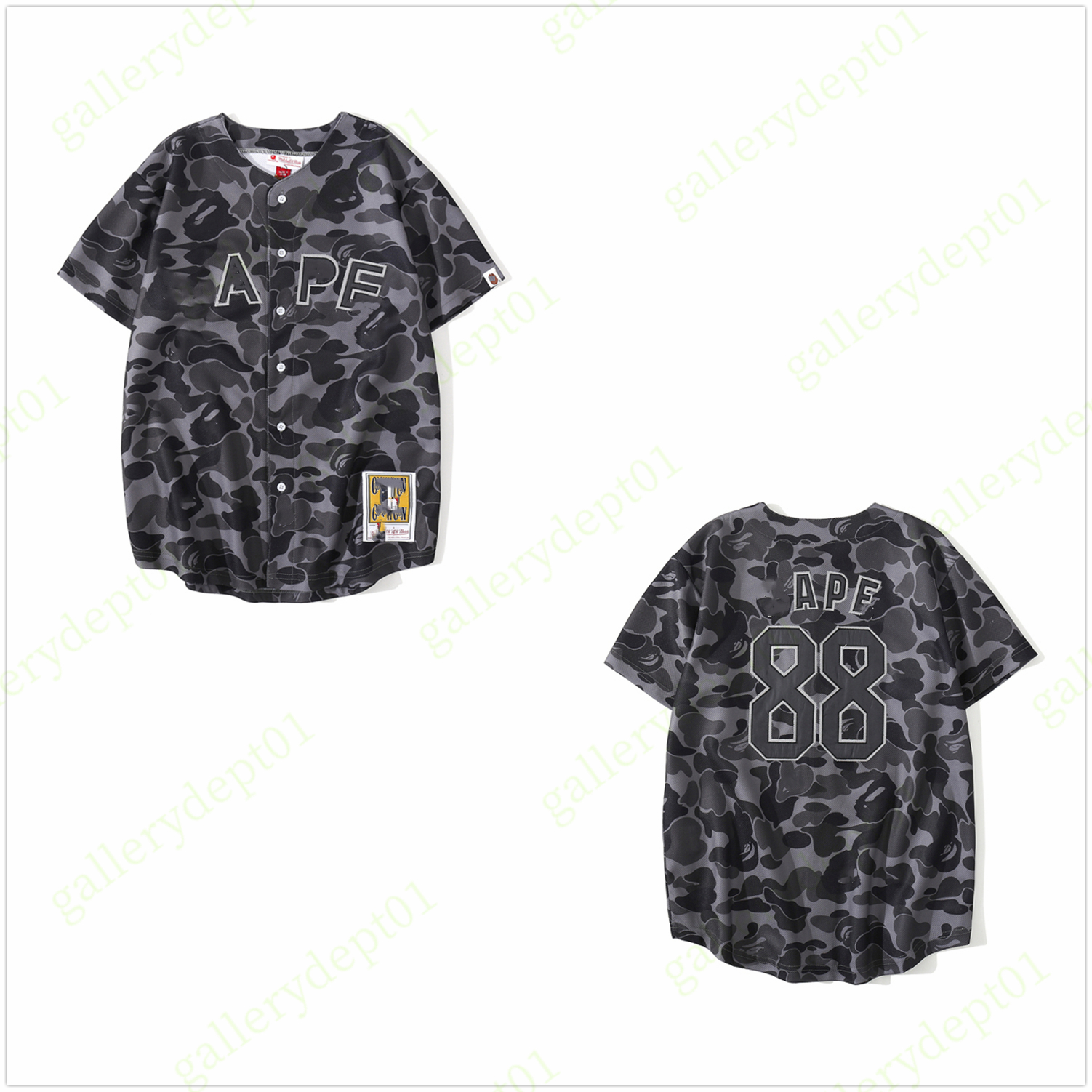 

men t shirts mens designer t shirt shark head graphic tees womens tshirt camouflage glow pure cotton t-shirt luminous clothe printing Anti-Pilling Panelled tee E8, 1pcs button