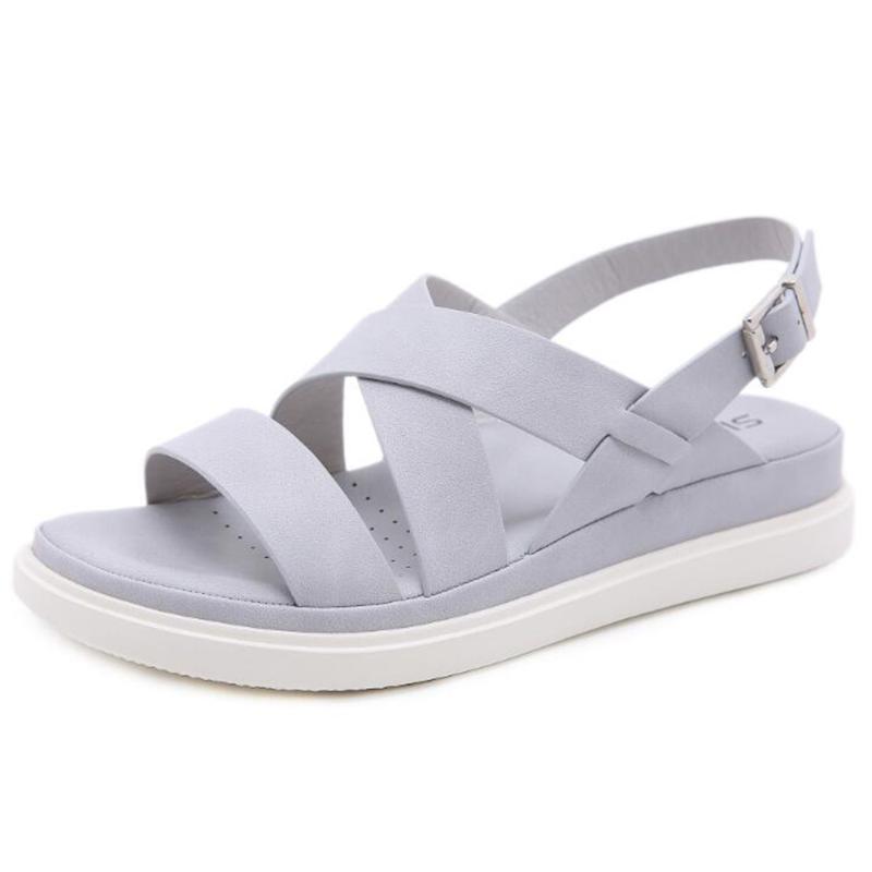 

Sandals Ladies Casual Comfortable All-match Simple Female Summer Non-slip Shoes For Women Sandalias Mujer Zy882Sandals, Black