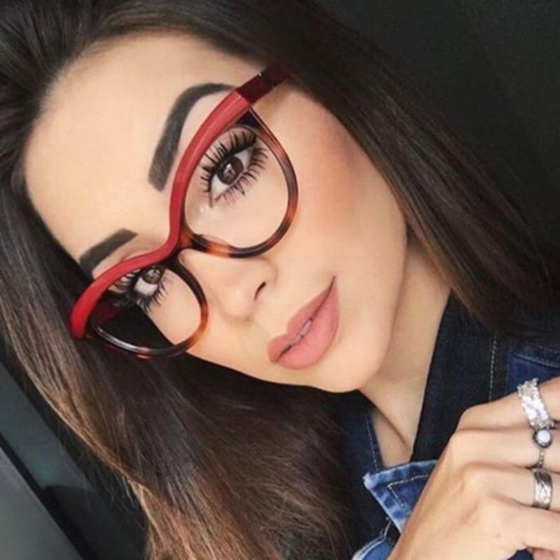 

Sunglasses Cat Eye Eyeglasses Frames Women Cateye Brand Designer Vintage Female Anti Blue Light Glasses Clear Optical Eyewear