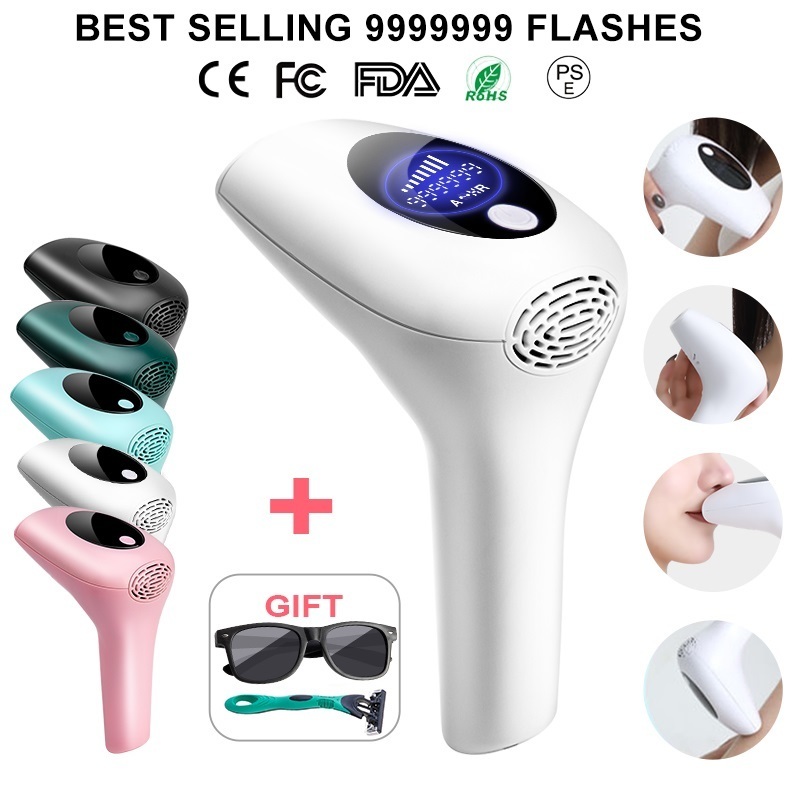 

999999 Flashes sell Laser Epilator Permanent IPL Poepilator Laser Hair Removal depiladora Painless electric Epilator 220419