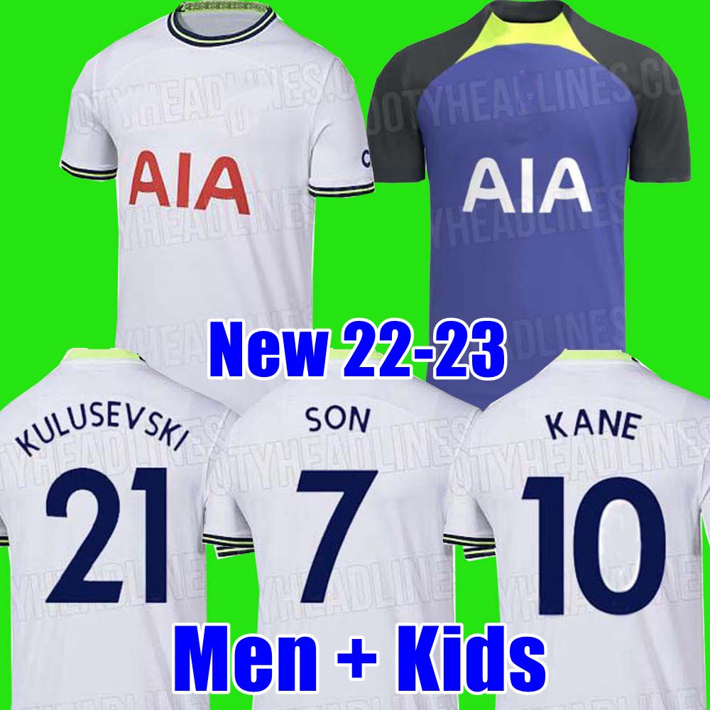 

SPURS Men KIDS 22 23 SON BERGWIJN Soccer Jerseys 2022 2023 jersey Football shirt third LUCAS HOjbjerg Loris ROMERO REGUILON BRYAN KULUSEVSKI BENTANCUR TOTTEN KANE, 20/21 3rd aldult