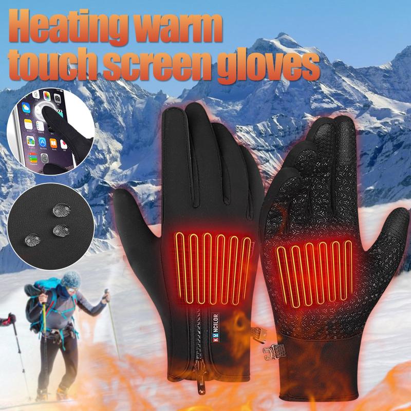 Five Fingers Gloves Man Touch Screen Ski Outdoor Waterproof Non-Slip Fishing Women Windproof Sport Men Riding 2022 Winter WarmFive