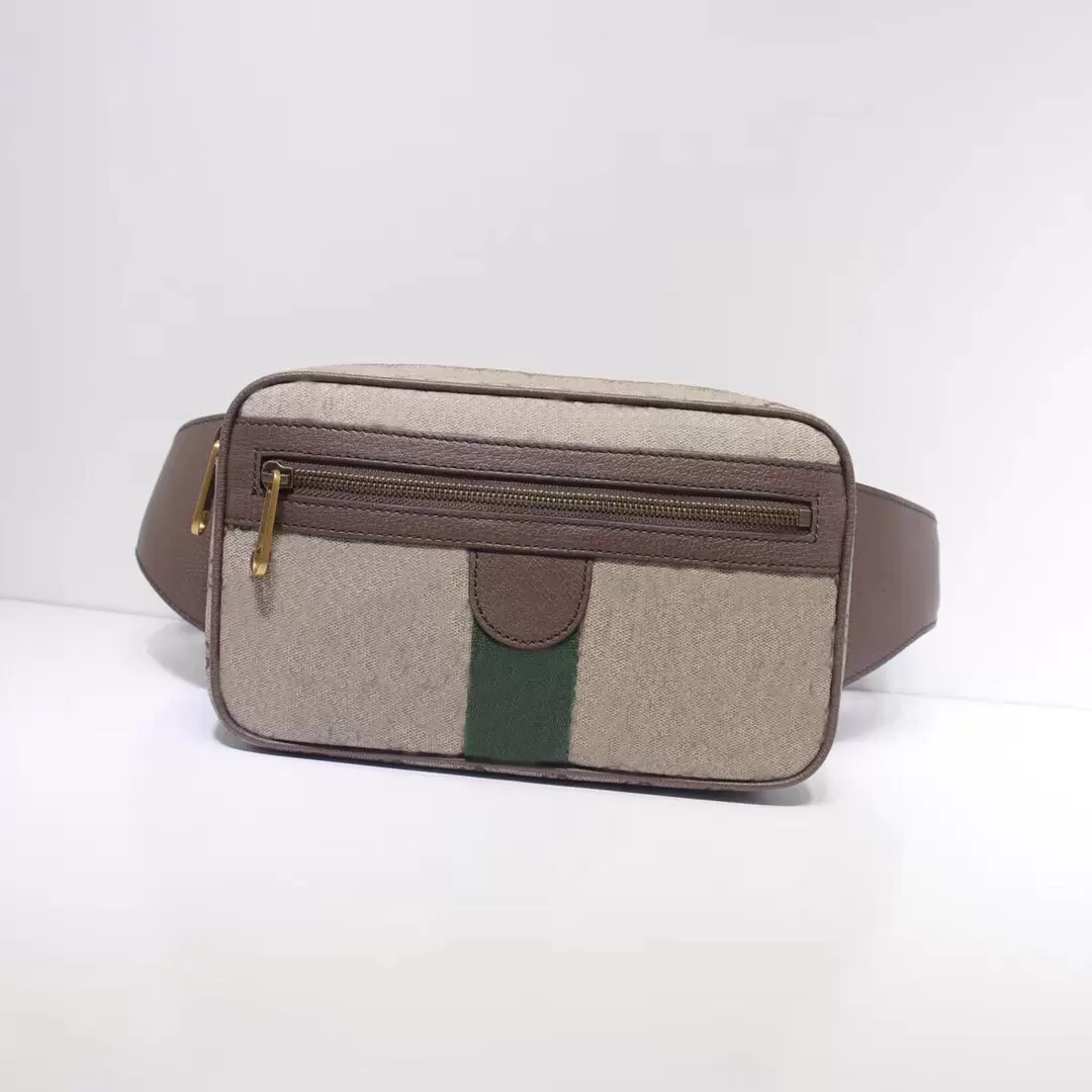 

Ophidia Belt 574796 Classic Bag beige canvas with leather waist bags women beltbags luxurys designers men shoulder crossbody bag9561992, Cream