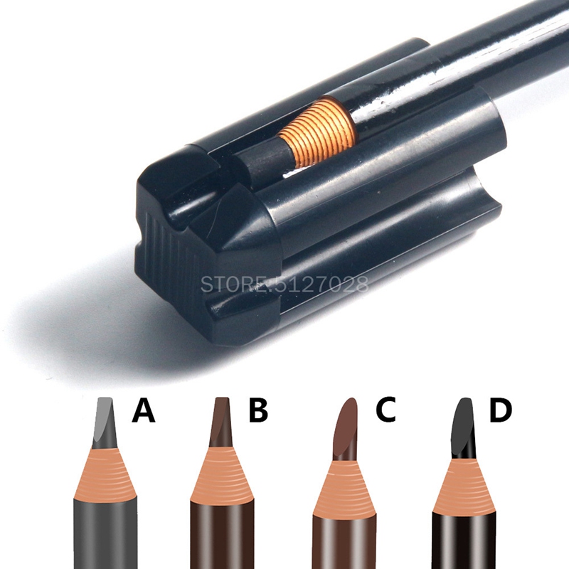 

4 In 1 Eyebrow Pencil Sharpener Other Tattoo Supplies Microblading Tattoo Sharpening Tip Thin Tools For Semi-permanent Eyebrows Makeup Profiler Pen 156