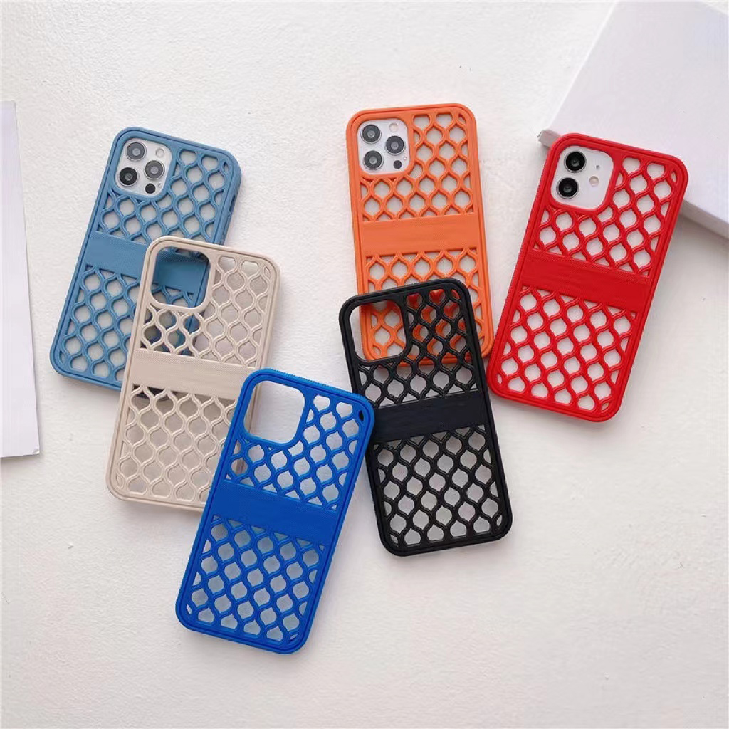 

fashion 3D letter hollow phone cases for iphone 13 pro max 11 12 12pro 11PRO xsmax X XR XS plated summer heat dissipation and fall-proof protective case, Customize