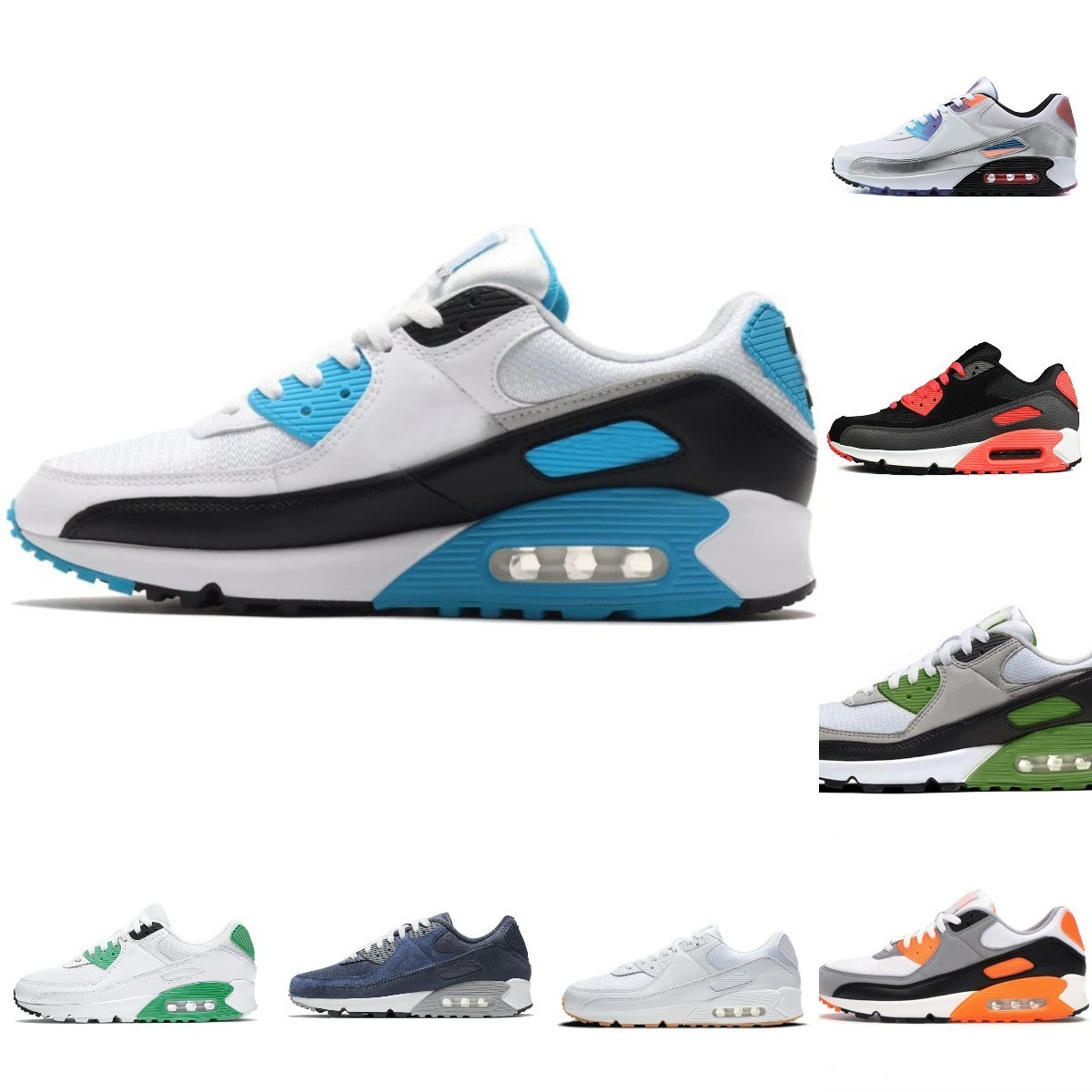 

2022 Classic 90 Men Running Sports Shoes White Black Red Wolf Grey Polka Dot Infrared Total Orange Laser Blue 90S Hyper Grape Royal Airs Women Trainer Sneakers S88, Please contact us