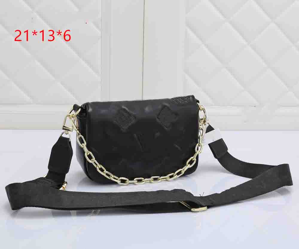 

Top quality Leather Chain Women's men Shoulder Bag POCHETTE COUSSIN tote Luxury Designer Crossbody L envelope Bags handbags fashion Wallet Handbag Purses, You can look more picture