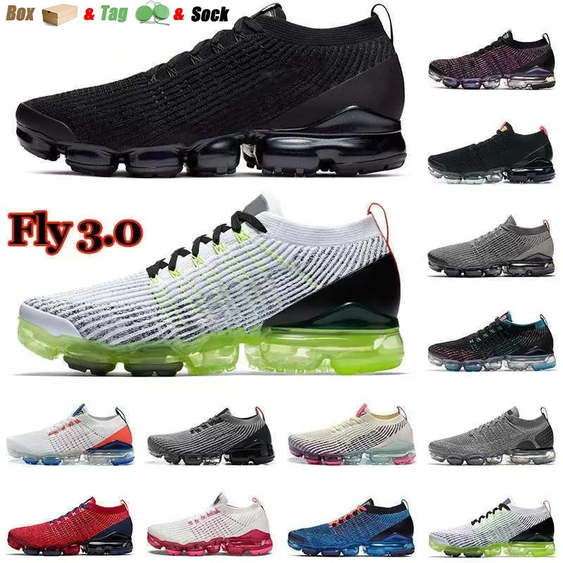 

New Vapores Fly 2.0 Knit 3.0 Air Cushion Mens Ladies Sneakers Black Metallic Gold Zebra Sail Oreo Sapphire Blue Vapores Max Outdoor Casual Vapor Maxs Running Shoes
