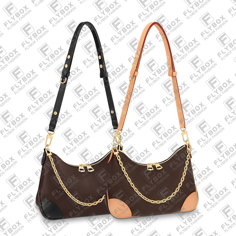 

Woman Designer Luxury Fashion Casual BOULOGNE Shoulder Bags Cross body High Quality TOP 5A M45831 M45832 Handbag Messenger Bagss Purse Pouch Fast Delivery, Brown flower natural 1 / with dust bag